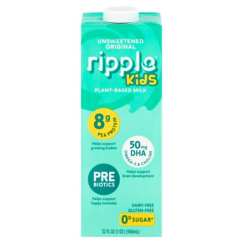 Ripple Kids Unsweetened Original Plant-Based Milk