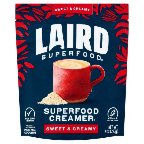 Laird Superfood Sweet & Creamy Superfood Creamer, 8 oz