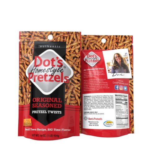 Dot's Homestyle Pretzels Original Seasoned Pretzel Twists, 16 oz