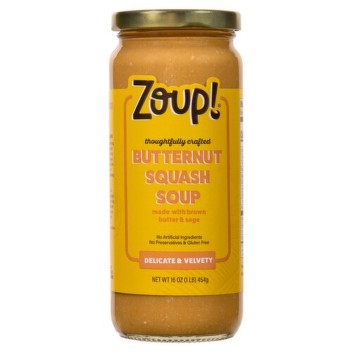 Zoup! Delicate & Velvety Butternut Squash Soup, 16 oz