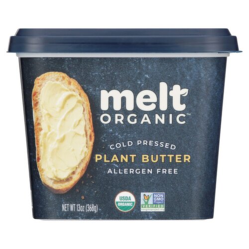 Melt Organic Cold Pressed Plant Butter, 13 oz