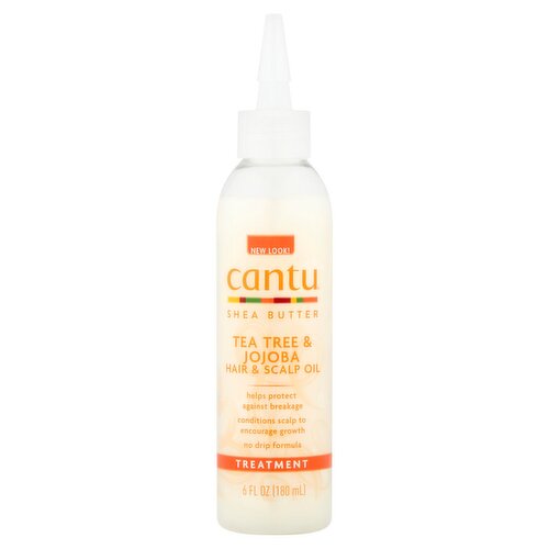 Cantu Shea Butter Tea Tree & Jojoba Hair & Scalp Oil, 6 fl oz