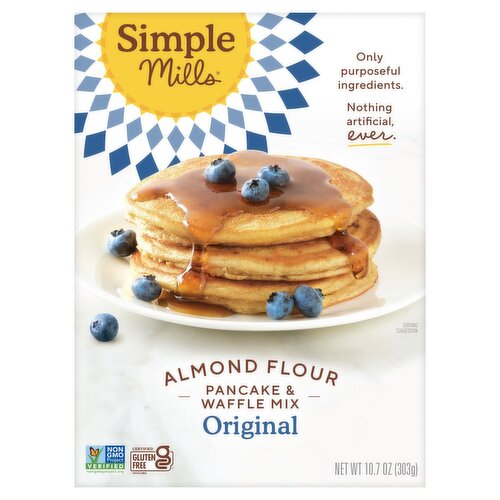 Simple Mills Original Almond Flour Pancake & Waffle Mix, 10.7 oz