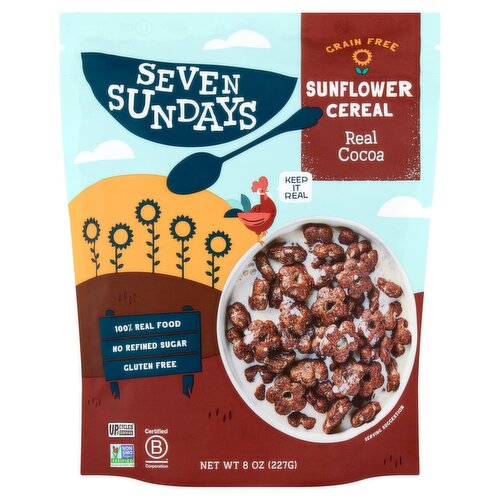 Seven Sundays Real Cocoa Sunflower Cereal, 8 oz