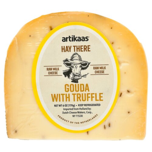 Artikaas Hay There Gouda with Truffle Cheese, 6 oz