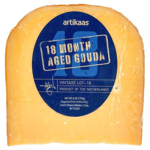 Artikaas 18 Month Aged Gouda Cheese, 6 oz