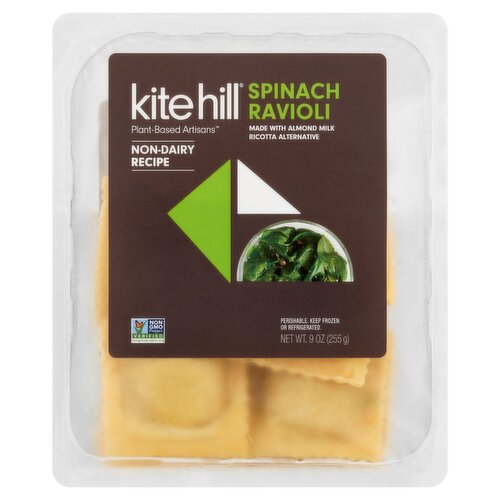 Kite Hill Spinach Ravioli, 9 oz