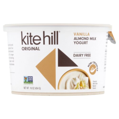 Kite Hill Original Vanilla Almond Milk Yogurt, 16 oz