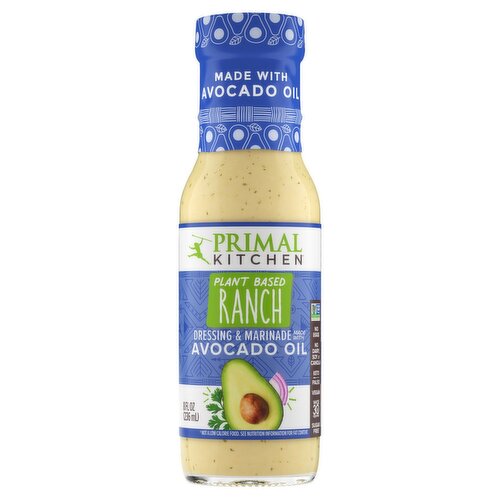 Primal Kitchen Plant Based Ranch Dressing & Marinade, 8 fl oz