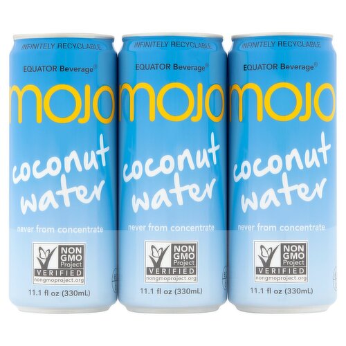 MOJO Coconut Water, 11.1 fl oz, 6 count