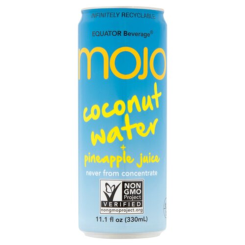 Equator Beverage Mojo Coconut Water + Pineapple Juice, 11.1 fl oz