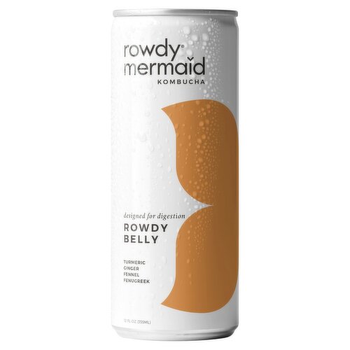 Rowdy Mermaid Rowdy Belly Kombucha, 12 fl oz