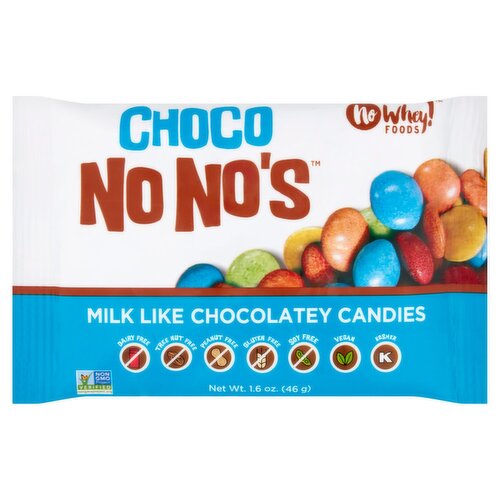 No Whey! Foods Choco No No's Milk Like Chocolatey Candies, 1.6 oz