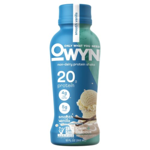 Owyn Smooth Vanilla Non-Dairy Protein Shake, 12 fl oz