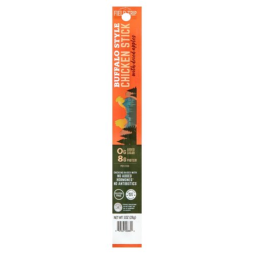Field Trip Buffalo Style Chicken Stick with Dried Apples, 1 oz