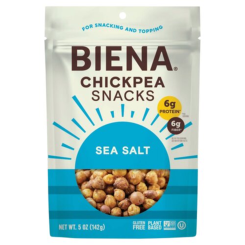 Biena Sea Salt Chickpea Snacks, 5 oz