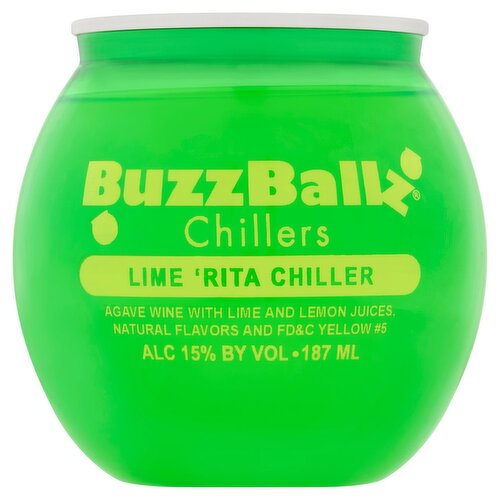 BuzzBallz Lime 'Rita Chiller Chillers, 6.32 fl oz