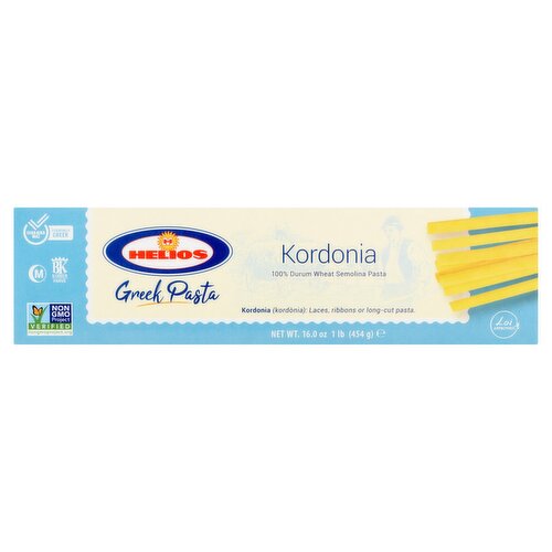 Helios Kordonia Greek Pasta, 16 oz