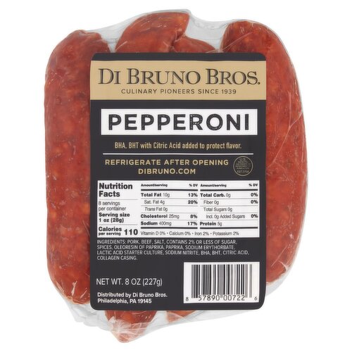 Di Bruno Bros. Italian Market Style Pepperoni, 8 oz