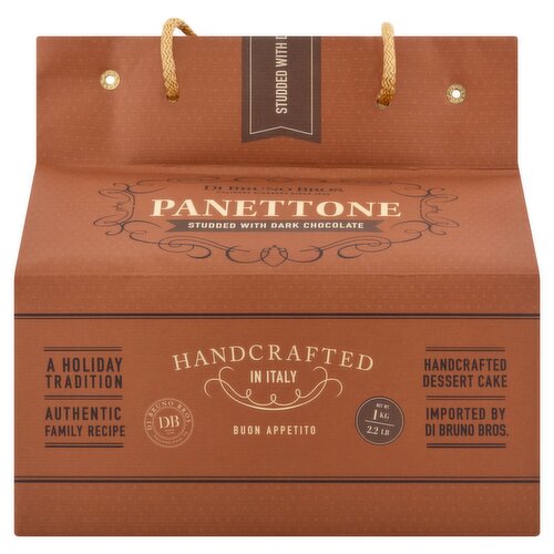 Di Bruno Bros. Studded with Dark Chocolate Panettone, 2.2 lb