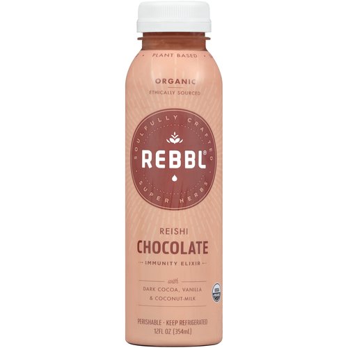 REBBL Organic Reishi Chocolate Immunity Elixir, 12 fl oz