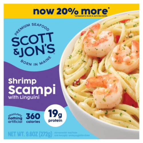 Scott & Jon's Shrimp Scampi with Linguini, 8 oz