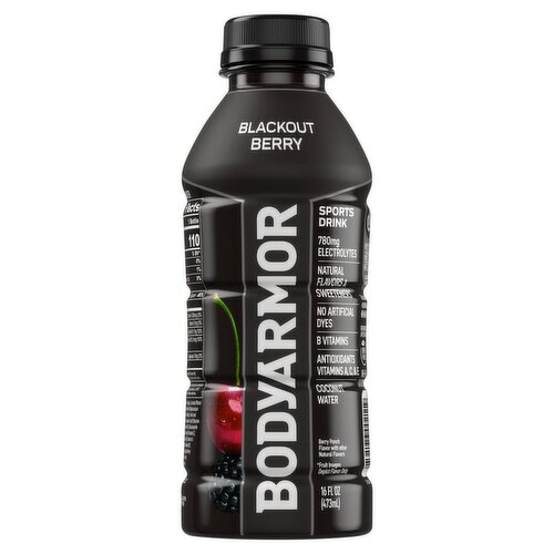 BodyArmor SuperDrink Blackout Berry Sports Drink, 16 fl oz