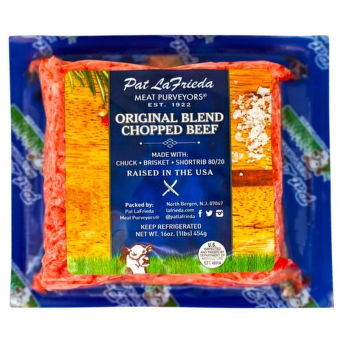 Pat LaFrieda Meat Purveyors Original Blend Chopped Beef, 16 oz