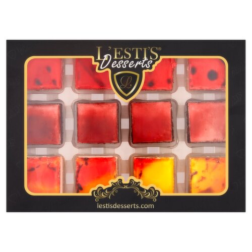 L'esti's Desserts Assorted Fruits Deluxe Mini Pastries, 12 count, 14.4 oz