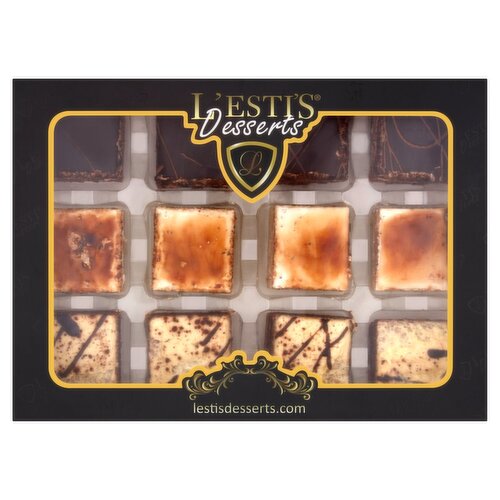 L'esti's Desserts Assorted Chocolate Deluxe Mini Pastries, 12 count, 13.2 oz