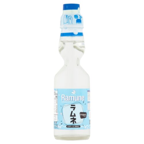 SNOWFOX Original Flavor Ramune Carbonated Soft Drink, 6.76 fl oz