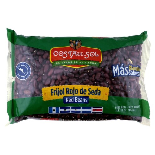 Costadel Sol Red Silk Beans - Frijol Rojo De Seda, 16 oz