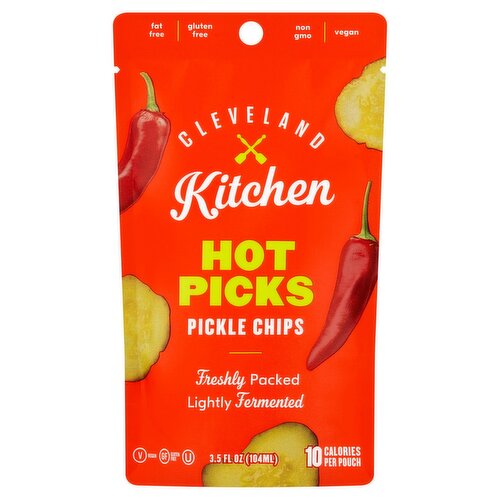 Cleveland Kitchen Hot Picks Pickle Chips, 3.5 fl oz