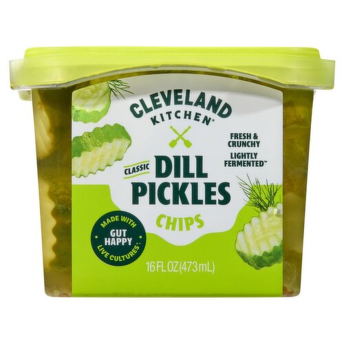 Cleveland Kitchen Classic Dill Pickles Chips, 16 fl oz.