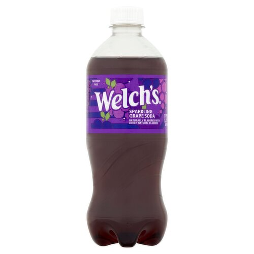 Welch's Sparkling Grape Soda, 20 fl oz