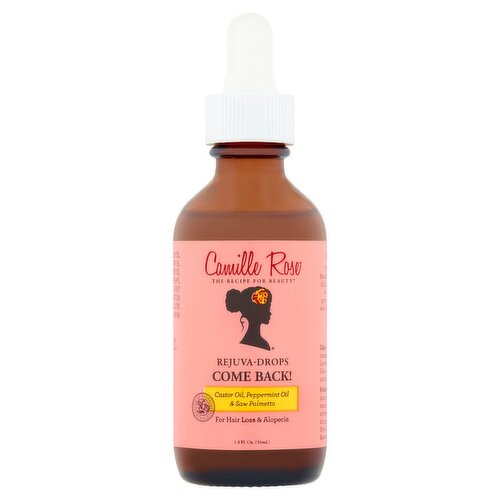 Camille Rose Castrol Oil, Peppermint Oil & Saw Palmetto Rejuva-Drops, 1.9 fl oz