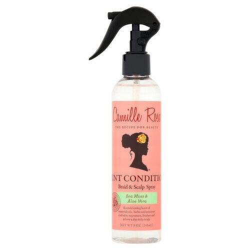 Camille Rose Mint Condition Braid & Scalp Spray, 8 oz