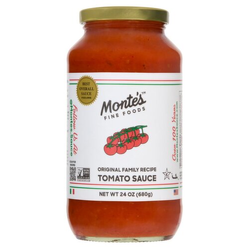 Monte's Fine Foods Tomato Sauce, 24 oz