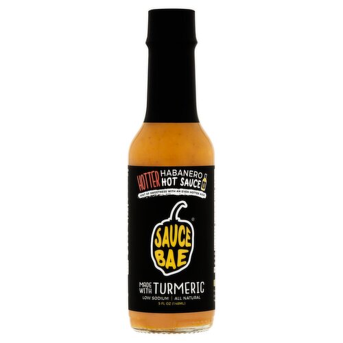 Sauce Bae Hotter Habanero Hot Sauce, 5 fl oz