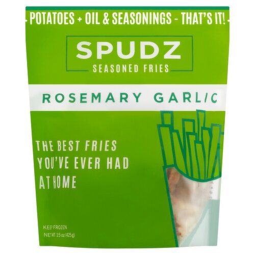 Spudz Rosemary Garlic Seasoned Fries, 15 oz