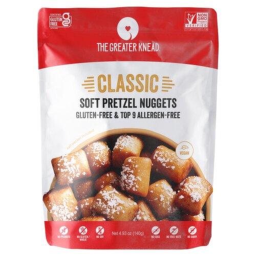 The Greater Knead Classic Soft Pretzel Nuggets, 4.93 oz