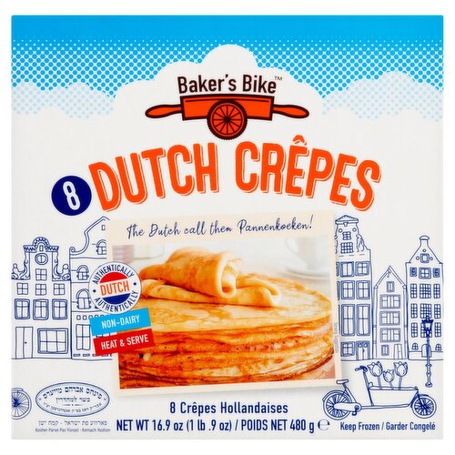 Baker's Bike Dutch Crêpes, 8 count, 16.9 oz