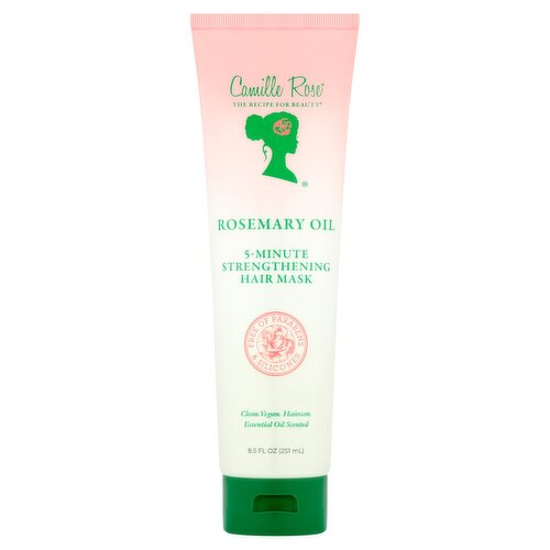 Camille Rose Rosemary Oil 5-Minute Strengthening Hair Mask, 8.5 fl oz