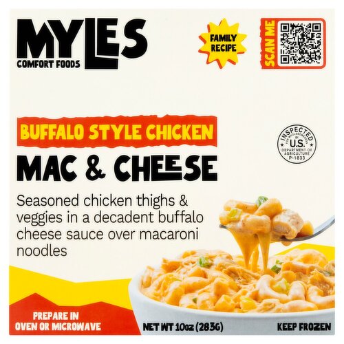 Myles Comfort Foods Buffalo Style Chicken Mac & Cheese, 10 oz 