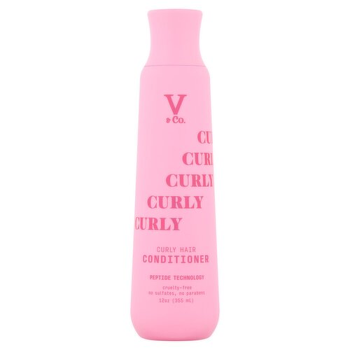 V & Co. Curly Hair Conditioner, 12 oz