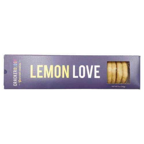 Crackerology Lemon Love Gourmet Cookies, 5 oz