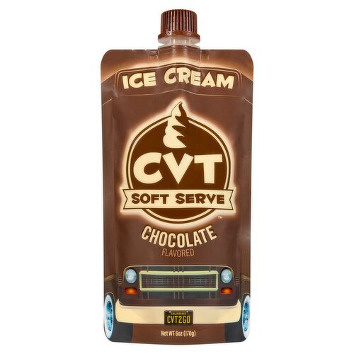 CVT Soft Serve Chocolate Flavored Ice Cream, 6 oz - ShopRite