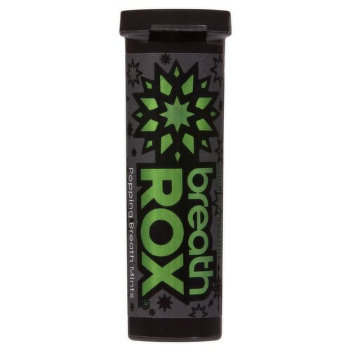 BreathRox Sugar Free Mint Popping Breath Mints, 0.42 oz