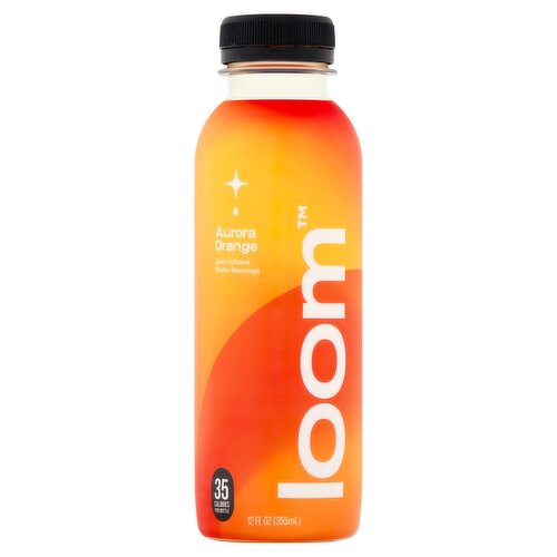 Loom Aurora Orange Juice Infused Water Beverage, 12 fl oz