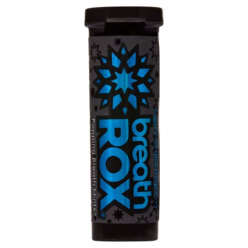 BreathRox Sugar Free Blue Raspberry Popping Breath Mints, 0.42 oz
